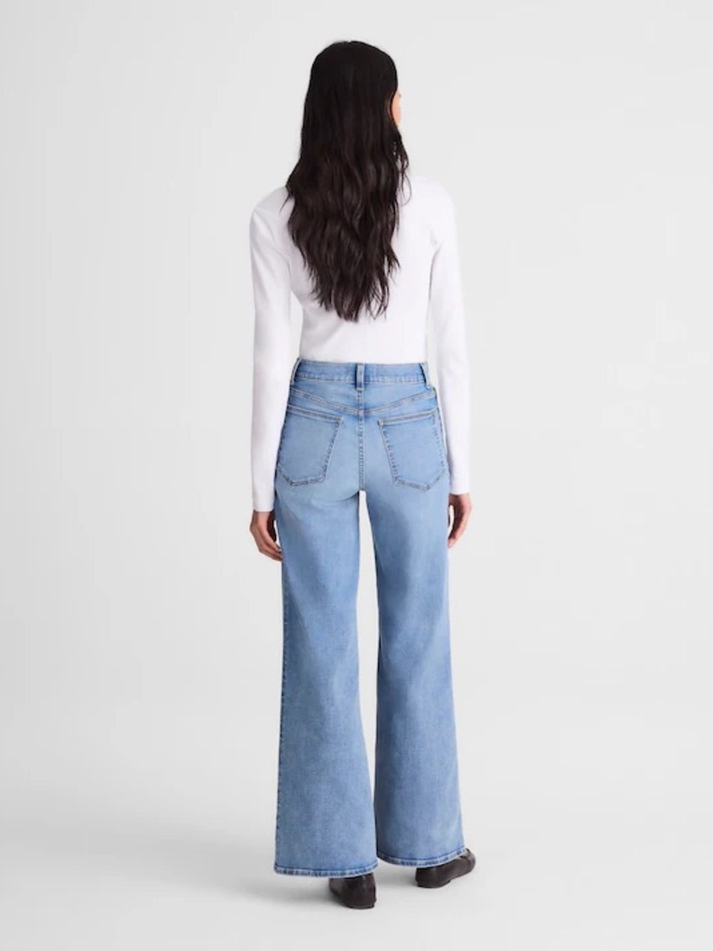 Madewell The Tall Wide-Leg Jean in Super Stretch Size 32T $148 NZ256 - Picture 4 of 13